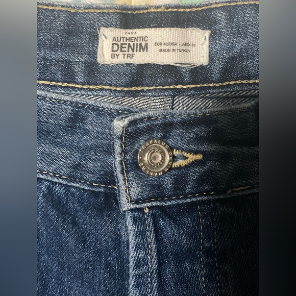 ZARA TRAFALUC DISTRESSED JEANS SIZE 10 - Picture 7 of 10